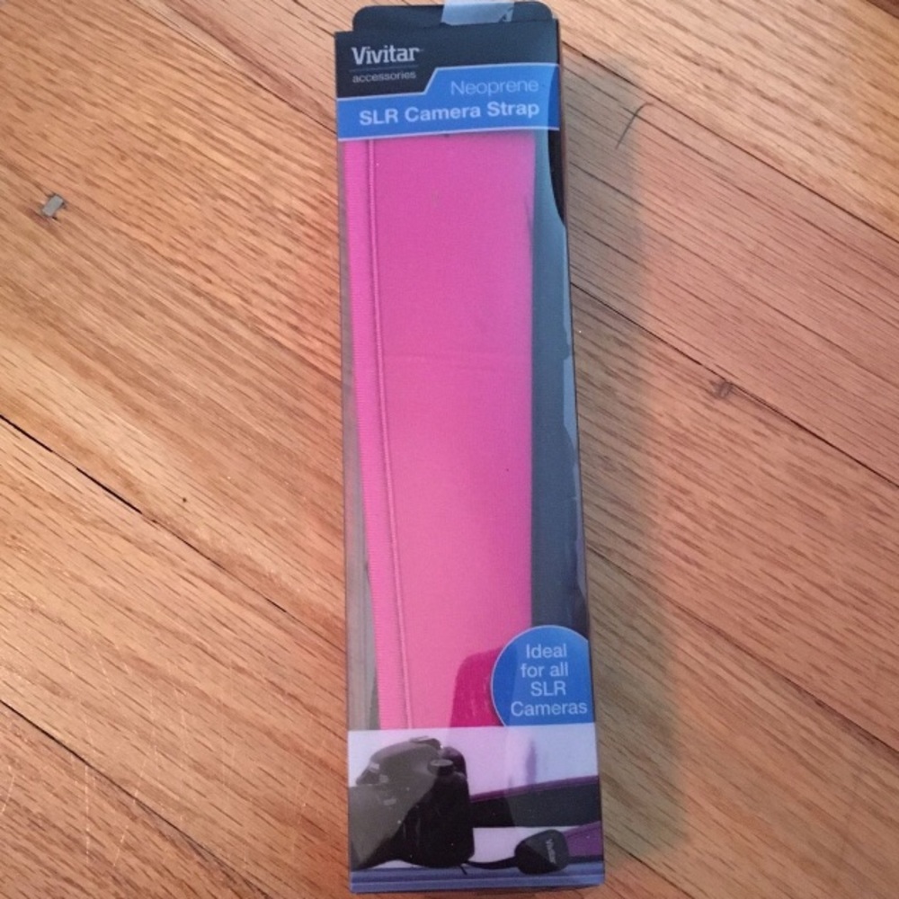 Pink SLR Camera Strap
